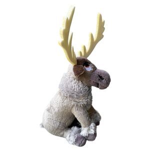 Disney's Plush Stuffed Animal Toy Ty Frozen Sven Reindeer  8.5" Just Play Winter